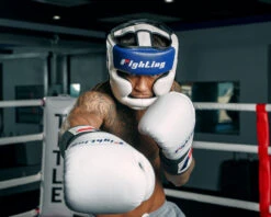 Fighting Force Full Training Headgear 13 Fighting Force Full Training Headgear -boxing supplies store ftghgf wh bl bk 2 1