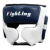 Fighting Force Leather Training Headgear 2 Fighting Force Leather Training Headgear -boxing supplies store ftghgt wh bl bk 1 1