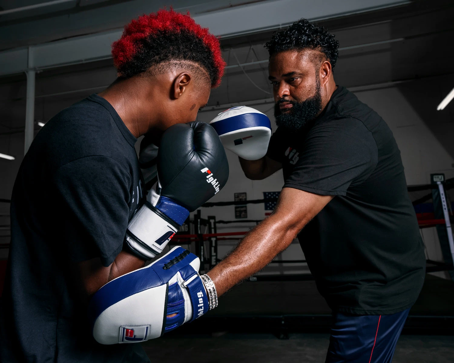 Fighting Force Leather Punch Mitts 4 Fighting Force Leather Punch Mitts - Image 2