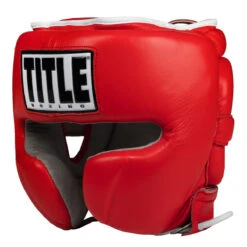 TITLE Boxing Leather Sparring Headgear 37 TITLE Boxing Leather Sparring Headgear -boxing supplies store fthg rd 1