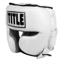 TITLE Boxing Leather Sparring Headgear 38 TITLE Boxing Leather Sparring Headgear -boxing supplies store fthg wh 1 1