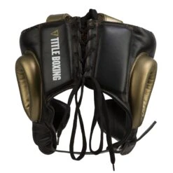 Golden Boy Training Headgear -boxing supplies store gbthg1 bk gd 03