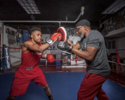 TITLE Boxing Gel Blockade Punch Mitts 14 TITLE Boxing Gel Blockade Punch Mitts -boxing supplies store gcpmc2 bk rd wh 1 1 1 1