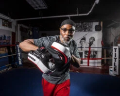 TITLE Boxing Gel Blockade Punch Mitts 15 TITLE Boxing Gel Blockade Punch Mitts -boxing supplies store gcpmc2 bk rd wh 1 6 1 1