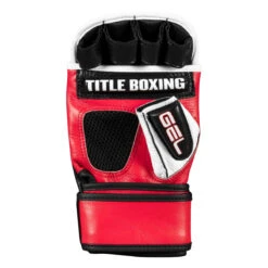 TITLE Boxing Gel Incensed Wristband Heavy Bag Gloves -boxing supplies store giwhbg2 bk wh rd 04
