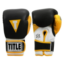 TITLE Boxing Gel World V2T Bag Gloves 31 TITLE Boxing Gel World V2T Bag Gloves -boxing supplies store gtwbgv2t bk ye 01 2