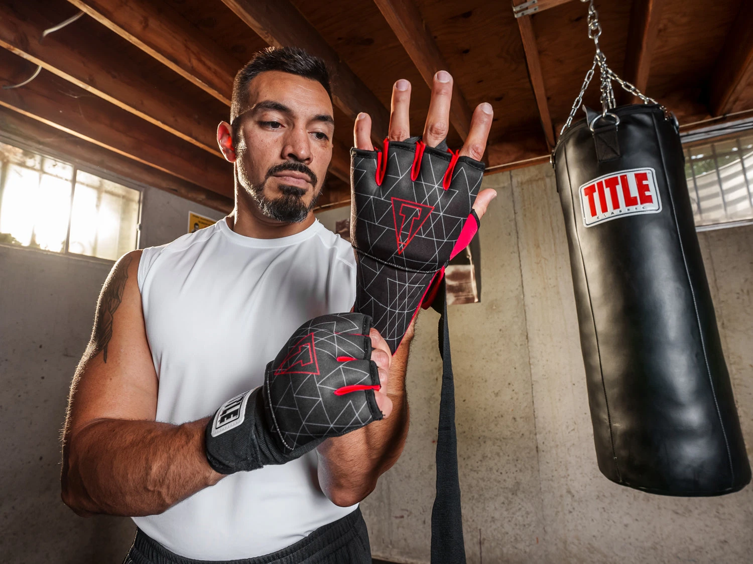 TITLE Boxing Defender Sublimated Glove Wraps 5 TITLE Boxing Defender Sublimated Glove Wraps - Image 3