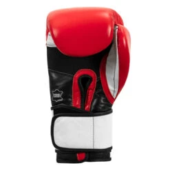 TITLE Boxing Premium Leather Performance Training Gloves -boxing supplies store lptg rd wh bk 004