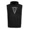 TITLE Boxing Outline Sleeveless Hoodie -boxing supplies store lta3 bk 1 1