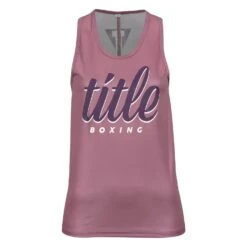 TITLE Boxing Script Racerback Women's Tank 11 TITLE Boxing Script Racerback Women's Tank -boxing supplies store lta8 pr 1 1