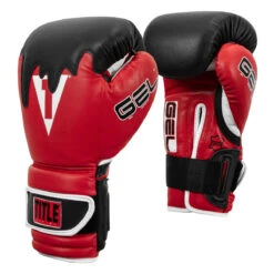 TITLE Boxing Gel Lava Leather Series Training Gloves 13 TITLE Boxing Gel Lava Leather Series Training Gloves -boxing supplies store mlvltg rd bk wh 02