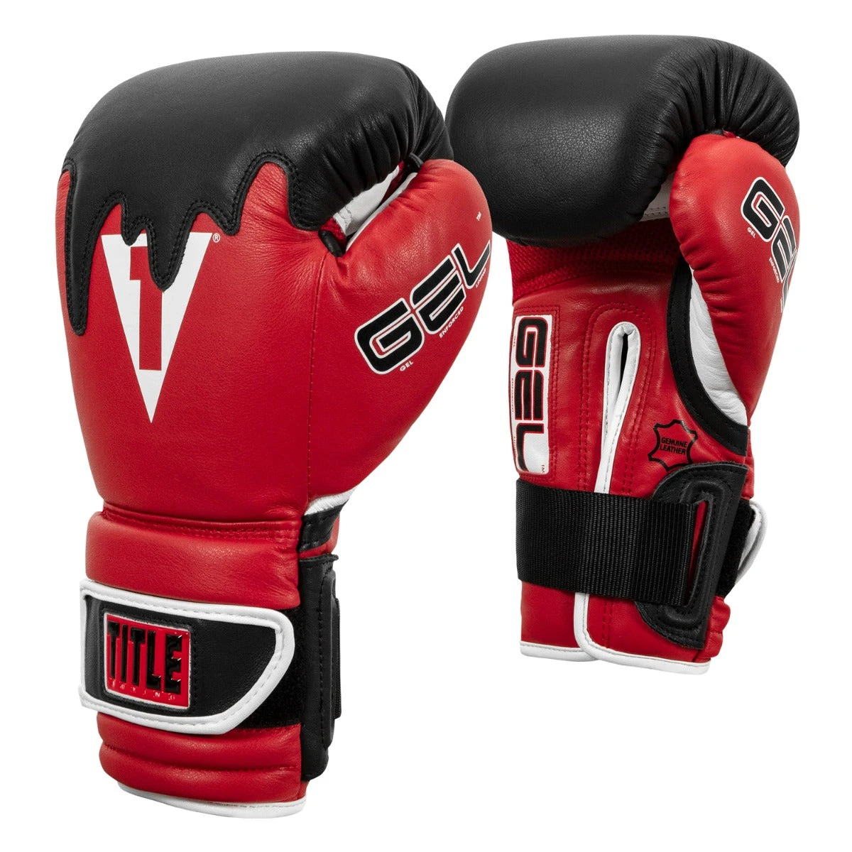 TITLE Boxing Gel Lava Leather Series Training Gloves 5 TITLE Boxing Gel Lava Leather Series Training Gloves - Image 3