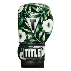 TITLE Boxing Floral Bag Gloves 13 TITLE Boxing Floral Bag Gloves -boxing supplies store oaflbg gn bk 3 1