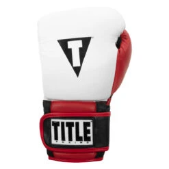 TITLE Boxing Gel Professional Series Training Gloves 12 TITLE Boxing Gel Professional Series Training Gloves -boxing supplies store pgstg wh bk 03