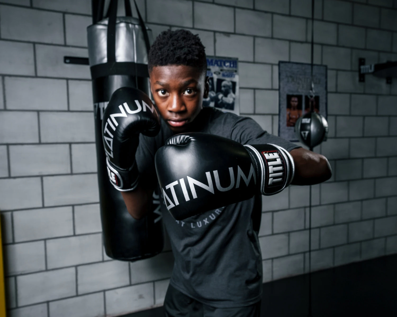 TITLE Platinum Prolific Boxing Bag Gloves 4 TITLE Platinum Prolific Boxing Bag Gloves - Image 2