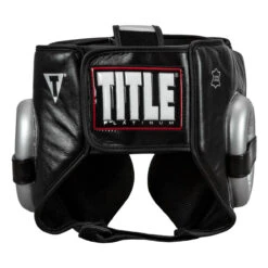 TITLE Platinum Traditional Training Headgear -boxing supplies store plhgt bk sv 4 1 1