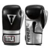 TITLE Platinum Prolific Training Gloves 2 TITLE Platinum Prolific Training Gloves -boxing supplies store pltg sv bk 1 2