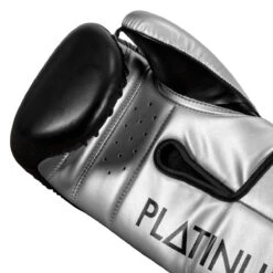 TITLE Platinum Prolific Training Gloves -boxing supplies store pltg sv bk 5 1
