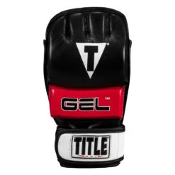 TITLE MMA Perform Gel Bag Gloves 2.0 10 TITLE MMA Perform Gel Bag Gloves 2.0 -boxing supplies store pmgbg2 bk rd 03