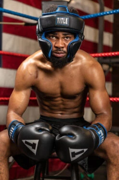 TITLE Platinum Perilous Training Headgear -boxing supplies store ppshg