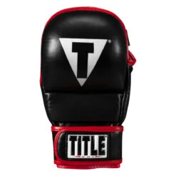 TITLE MMA Perform Safe Spar Glove 2.0 12 TITLE MMA Perform Safe Spar Glove 2.0 -boxing supplies store pssg2 bk rd 03
