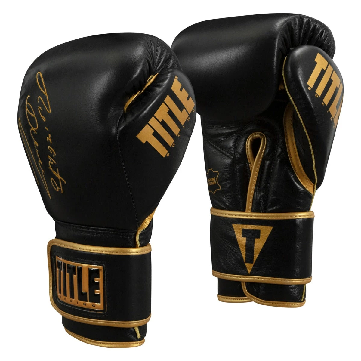 TITLE Boxing Roberto Duran Signature Leather Bag Gloves 5 TITLE Boxing Roberto Duran Signature Leather Bag Gloves - Image 3