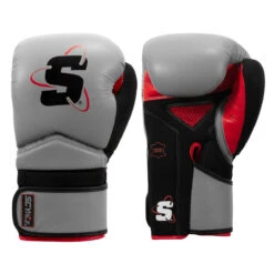 SCYntz Leather Training Gloves -boxing supplies store scytg gr bk 01
