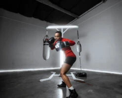 SCYntz Leather Training Gloves -boxing supplies store scytg bk gr 2 1