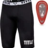 TITLE Boxing Pro Compress Shorts -boxing supplies store tb119 bk 01
