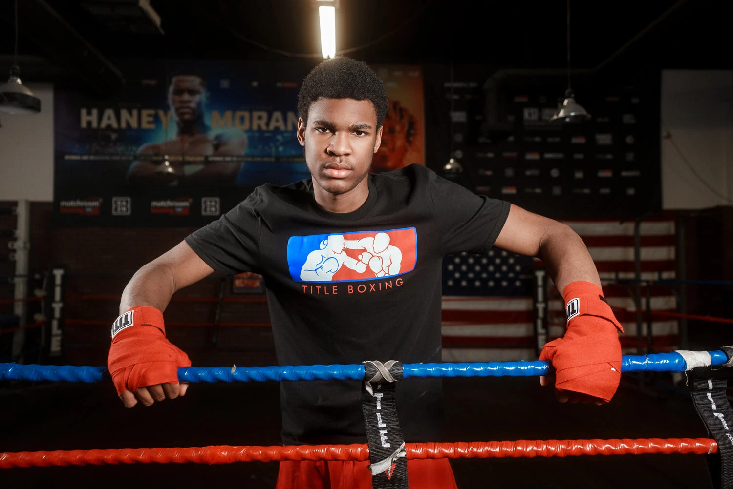 TITLE Boxing RWB Boxing Logo Tee 4 TITLE Boxing RWB Boxing Logo Tee - Image 2