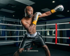 TITLE Boxing Edge Boxing Trunks 2.0 -boxing supplies store tbtc2 bk wh 2 2 1