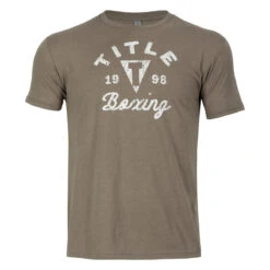 TITLE Boxing Distressed Label Tee 9 TITLE Boxing Distressed Label Tee -boxing supplies store tbts215 gr 1 1