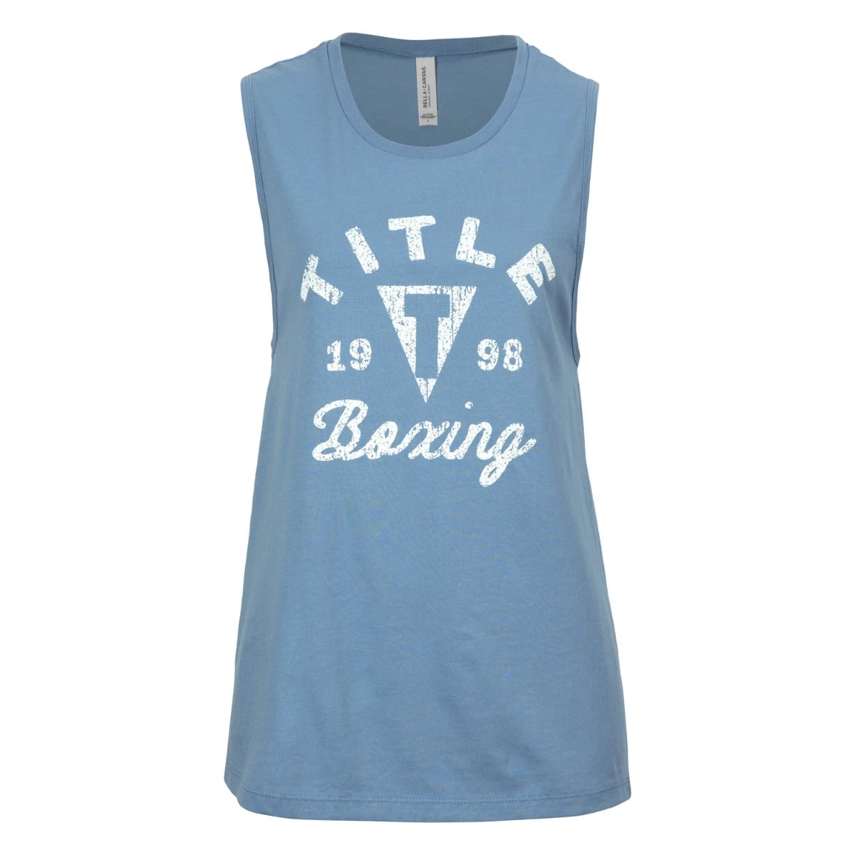 TITLE Boxing Women's Distressed Label Muscle Tank 3 TITLE Boxing Women's Distressed Label Muscle Tank