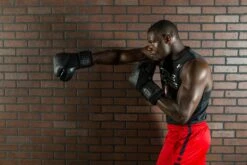 TITLE Black Blitz Sparring Gloves -boxing supplies store title boxing andrew 01