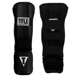 TITLE Boxing Vinyl Shin-Instep Guards 2.0 -boxing supplies store tsig2 2