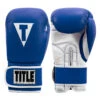 TITLE Boxing Pro Style Leather Training Gloves 3.0 -boxing supplies store tvvtg3 bl wh 001