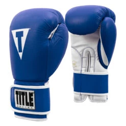 TITLE Boxing Pro Style Leather Training Gloves 3.0 24 TITLE Boxing Pro Style Leather Training Gloves 3.0 -boxing supplies store tvvtg3 bl wh 002