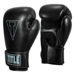 TITLE Boxing Vegan Fitness Bag Gloves -boxing supplies store vgfbg bk bk 2 1 1