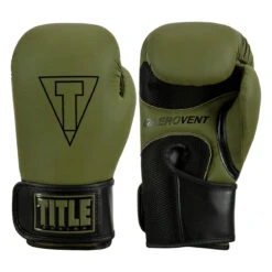 TITLE Boxing Vegan Fitness Bag Gloves -boxing supplies store vgfbg gn bk 1 1 1