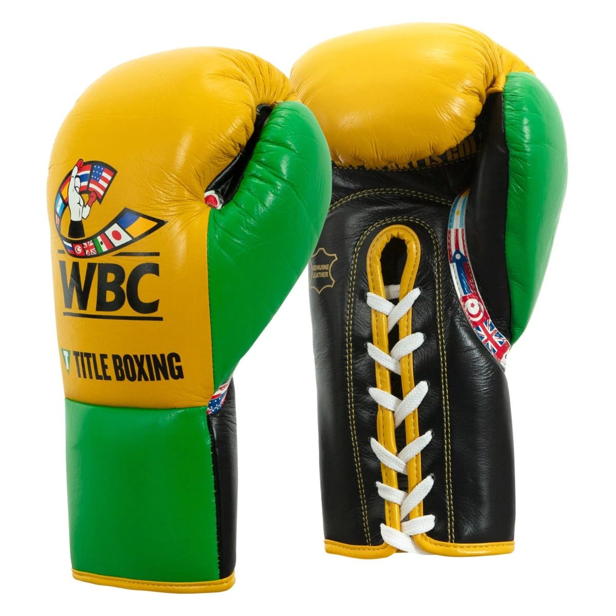 WBC By TITLE Boxing Jose Sulaiman Leather Gloves 5 WBC By TITLE Boxing Jose Sulaiman Leather Gloves - Image 3