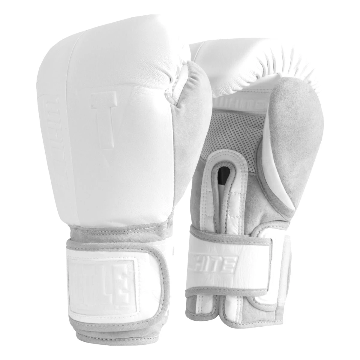 TITLE White Boxing Heavy Bag Gloves 5 TITLE White Boxing Heavy Bag Gloves - Image 3