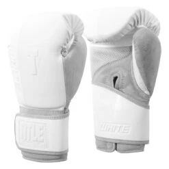 TITLE White Boxing Training Gloves -boxing supplies store whottg 02