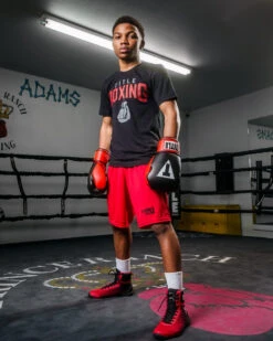 TITLE Boxing Pro Style Heavy Bag Gloves -boxing supplies store xtsg bk rd 2