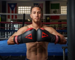 TITLE Boxing Z-FLY Bag Gloves -boxing supplies store zflybg bk rd 1 1